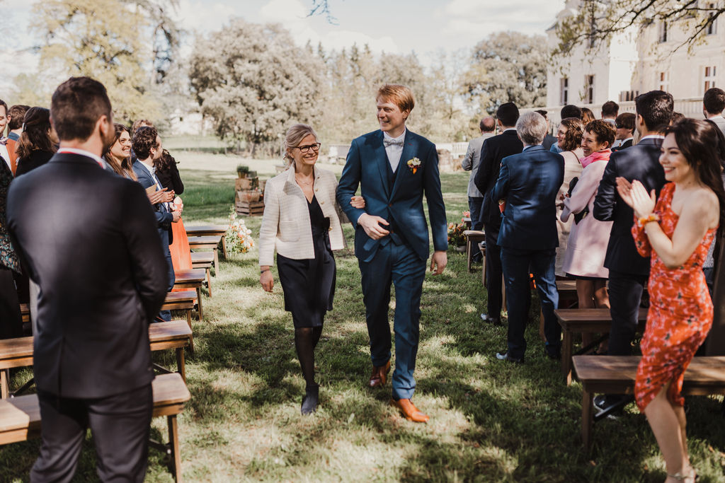 ceremonie laique en exterieur lieu de reception chateau