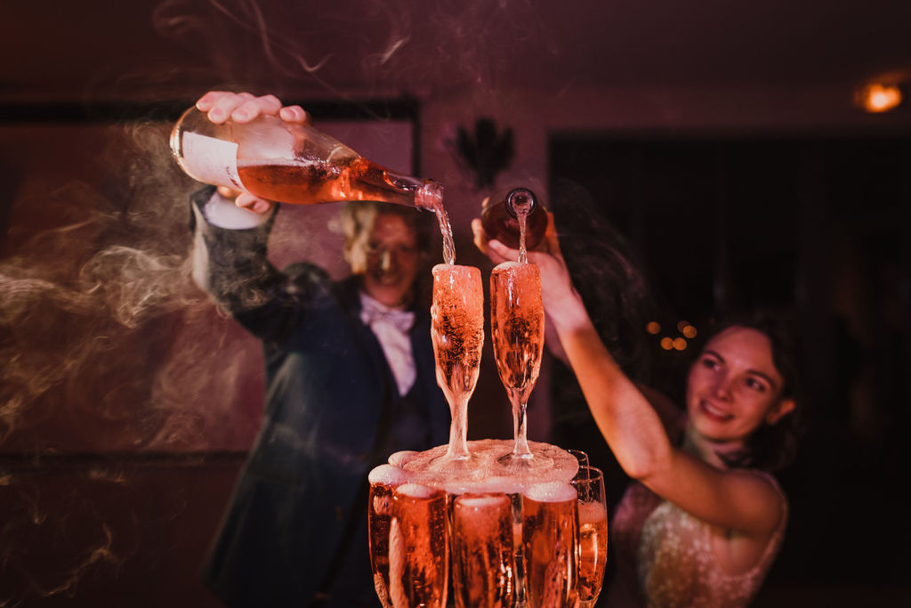 alcool de mariage champagne vin cocktail