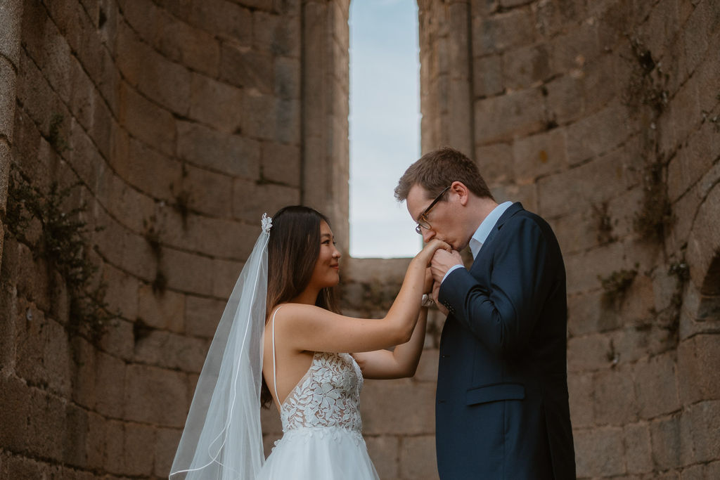 seance photos mise en scene apres mariage