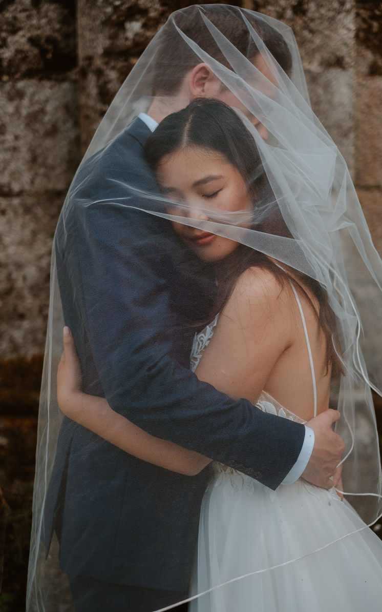 photo de mariage artistique mise en scene