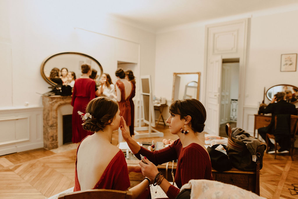 mise en beaute mariage maquilleuse a domicile