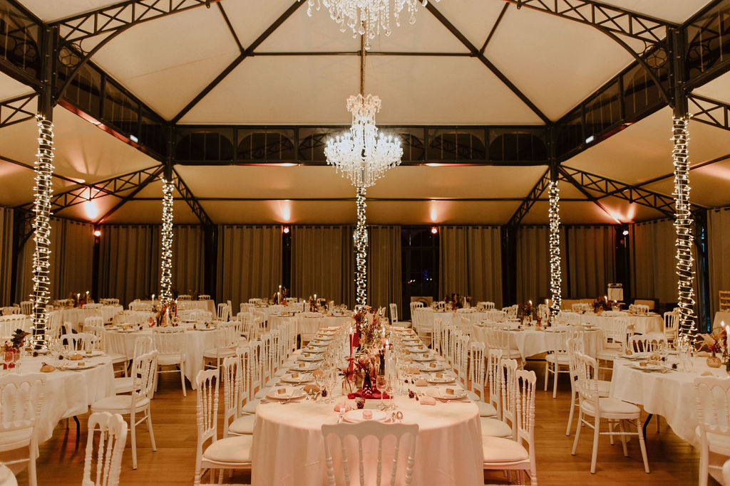 decoration de table mariage hivernal