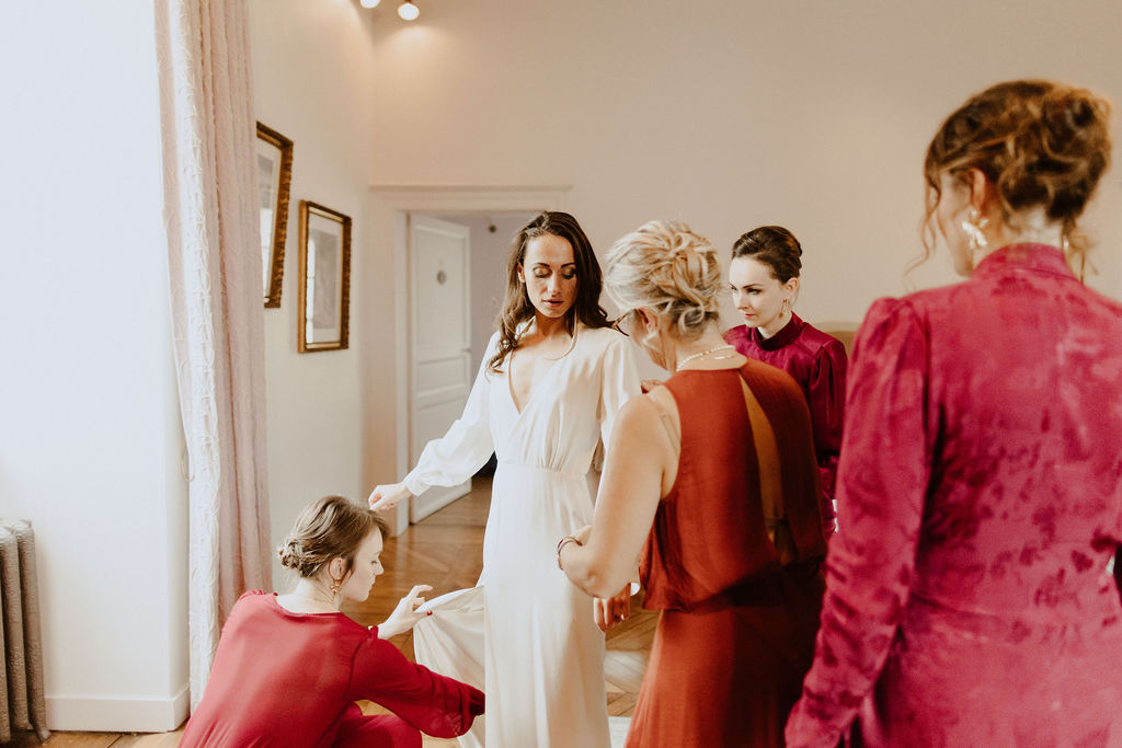 mariage tenue demoiselle dhonneur bordeaux