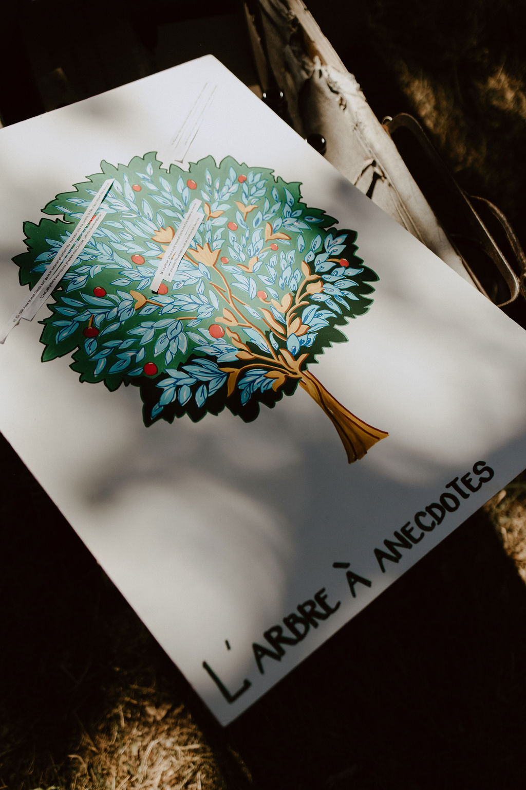 arbre a voeux original animation mariage