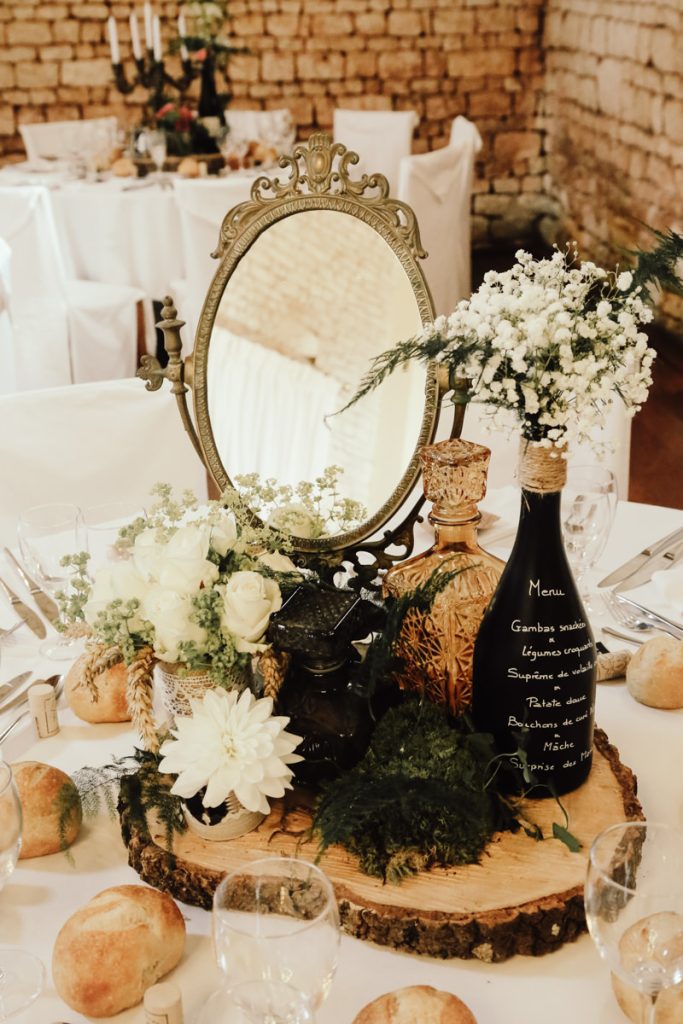 mariage champetre decoration de table maximaliste