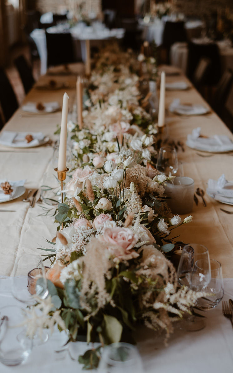 idee decoration de table mariage boheme