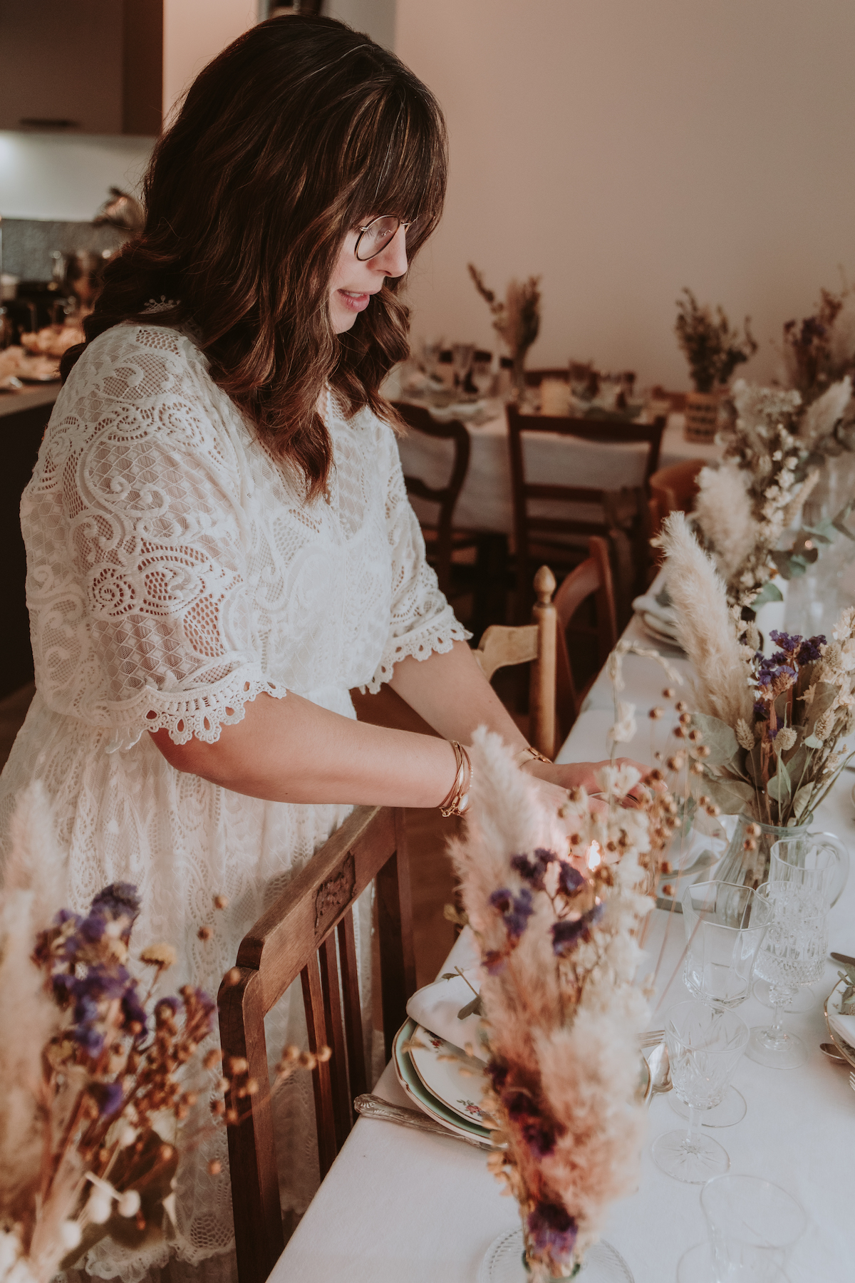 diy decoration de table mariage maison