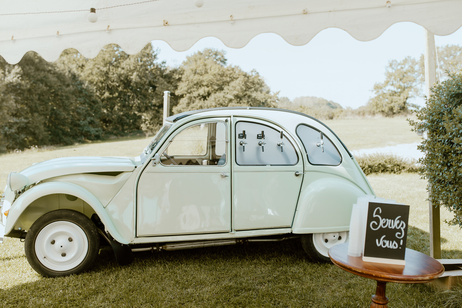 cocktail mariage tireuse a biere originale