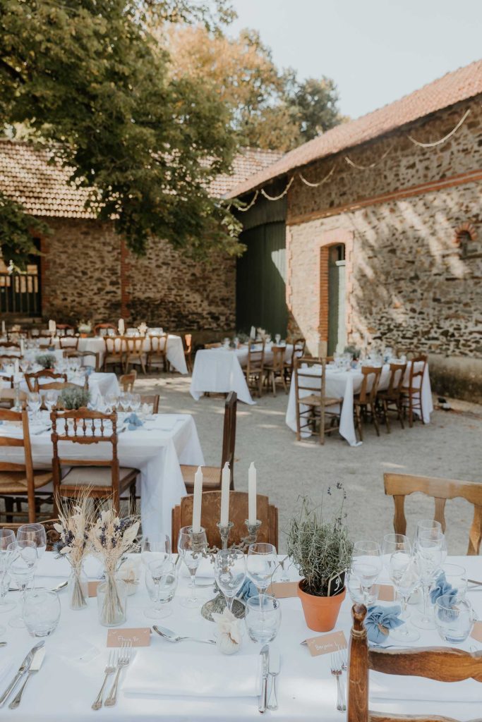 Idées originales & naturelles de décorations de table de mariage