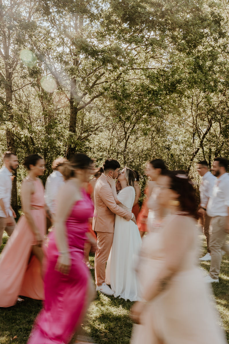 idee photo de mariage originale avec flou