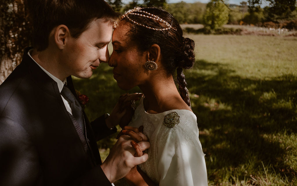 mariage colore multiculturel franco indien