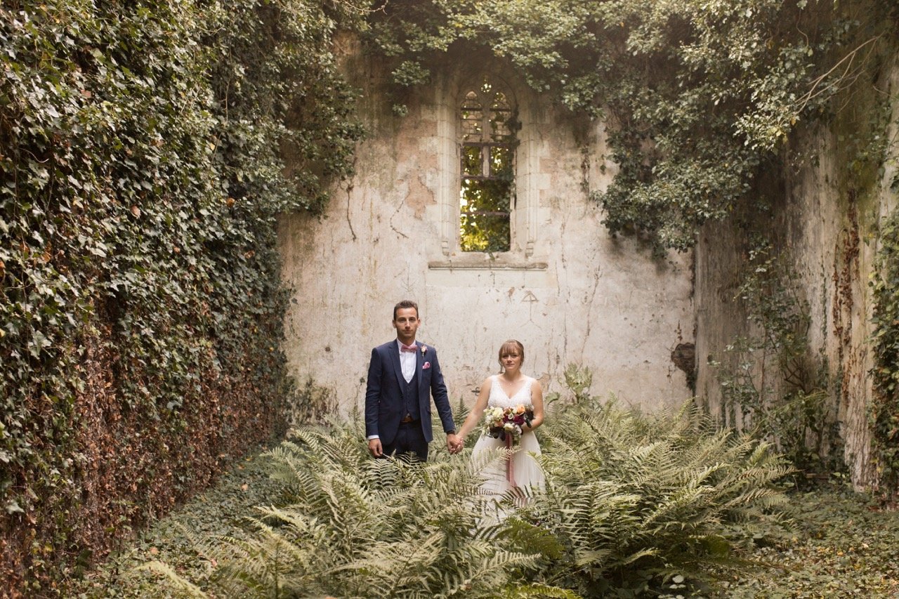 photo de mariage romantique originale