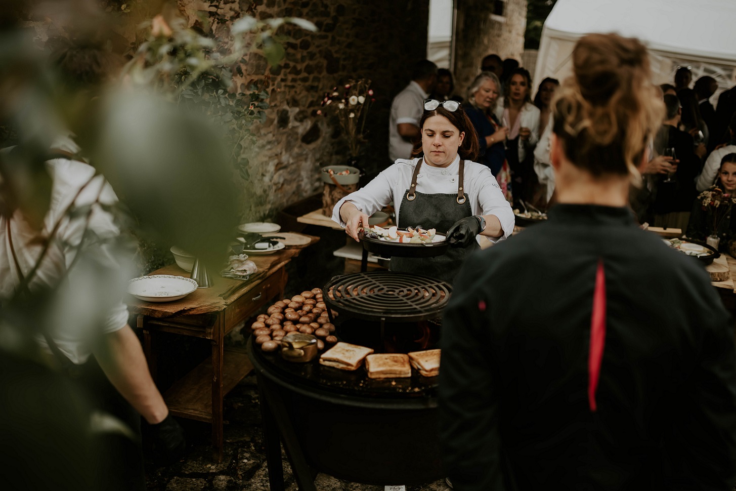 brasero mariage paella traiteur loire