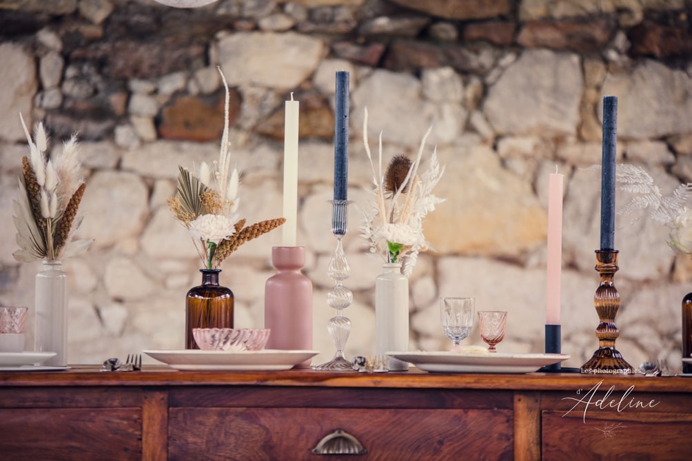buffet mariage decoration romantique angers