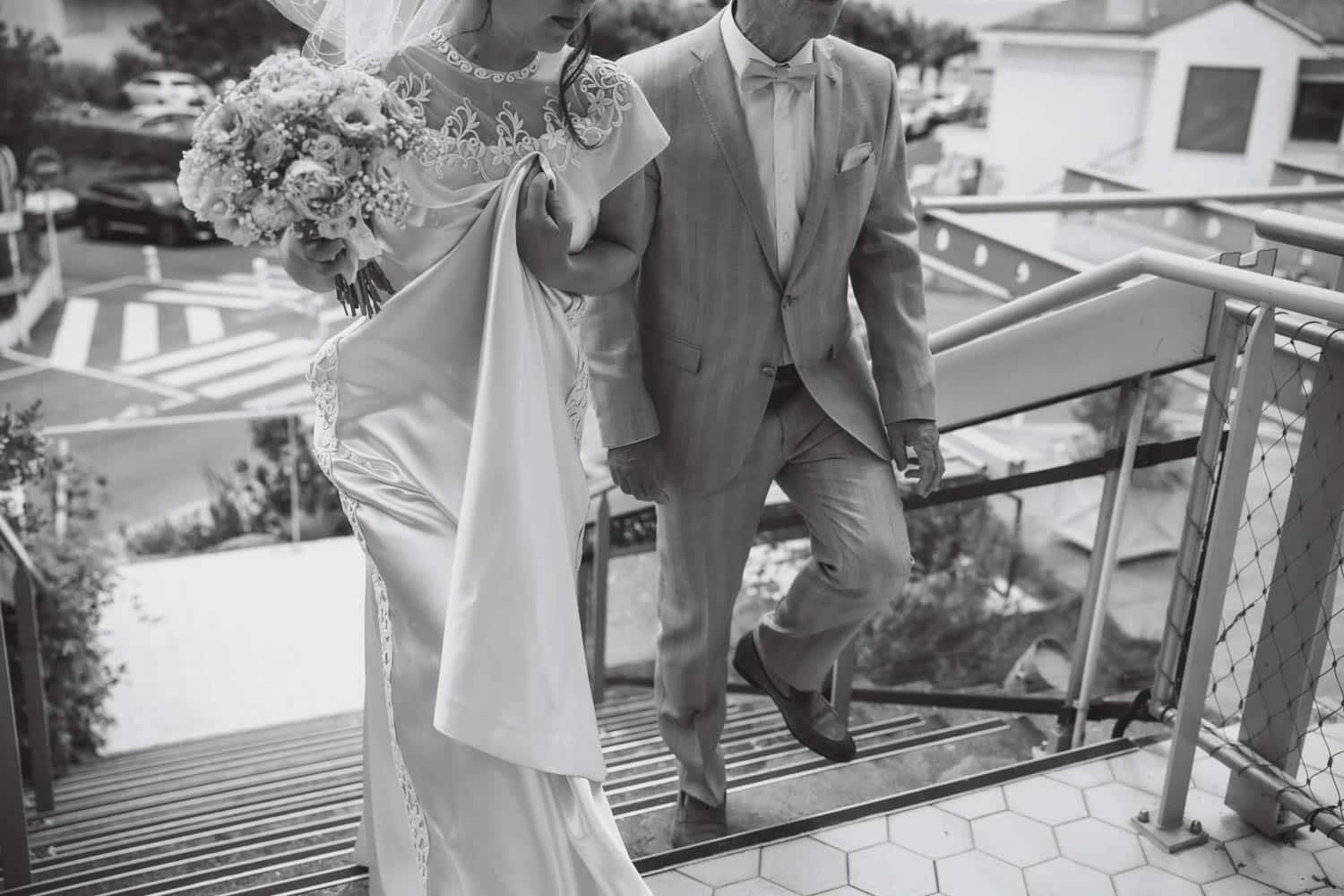 mariage chic civil a la mairie la baule