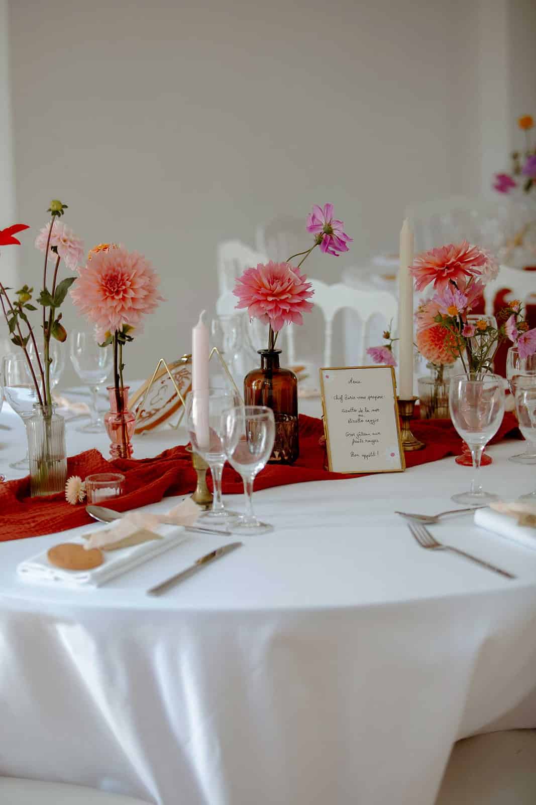 decoration de table mariage colore wedding designer