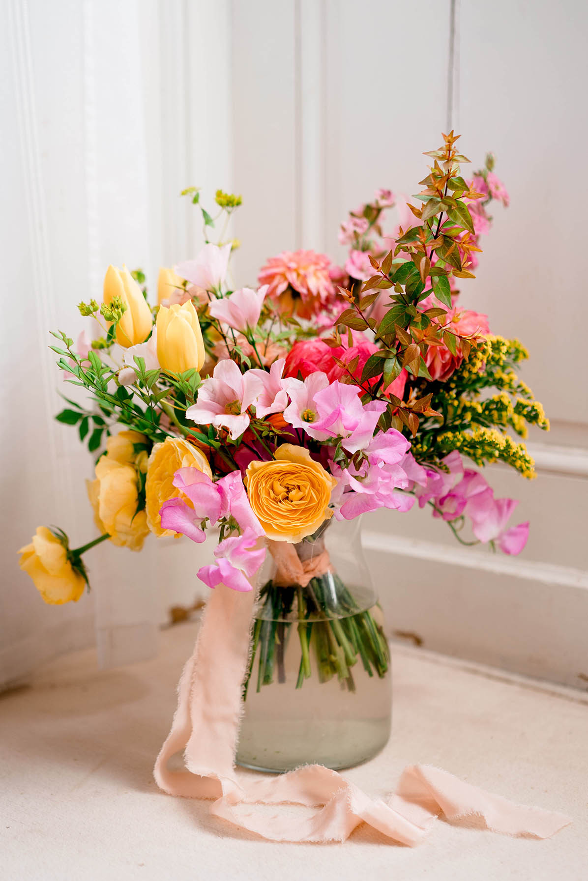 bouquet de mariage fleuriste nantes
