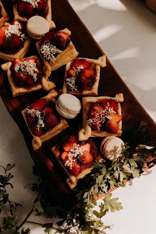 dessert mariage fraise traiteur angers