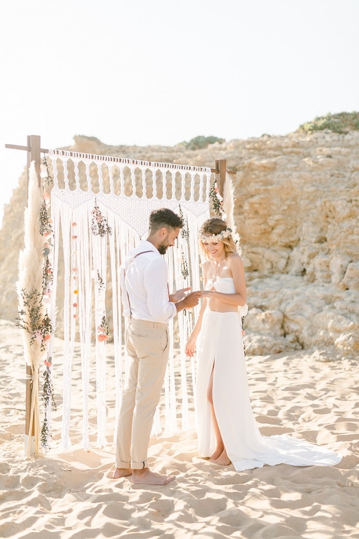 arche en macrame a louer pour ceremonie laique ou pour coin photo vendee