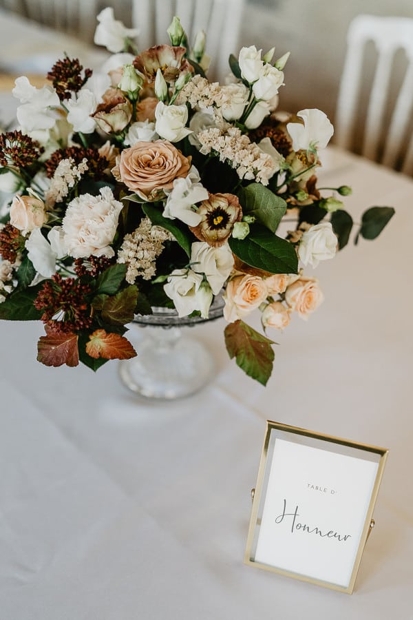 centre de table mariage peche angers