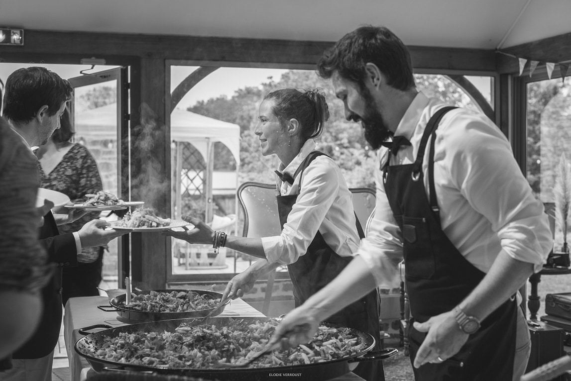 buffet chaud mariage maine et loire