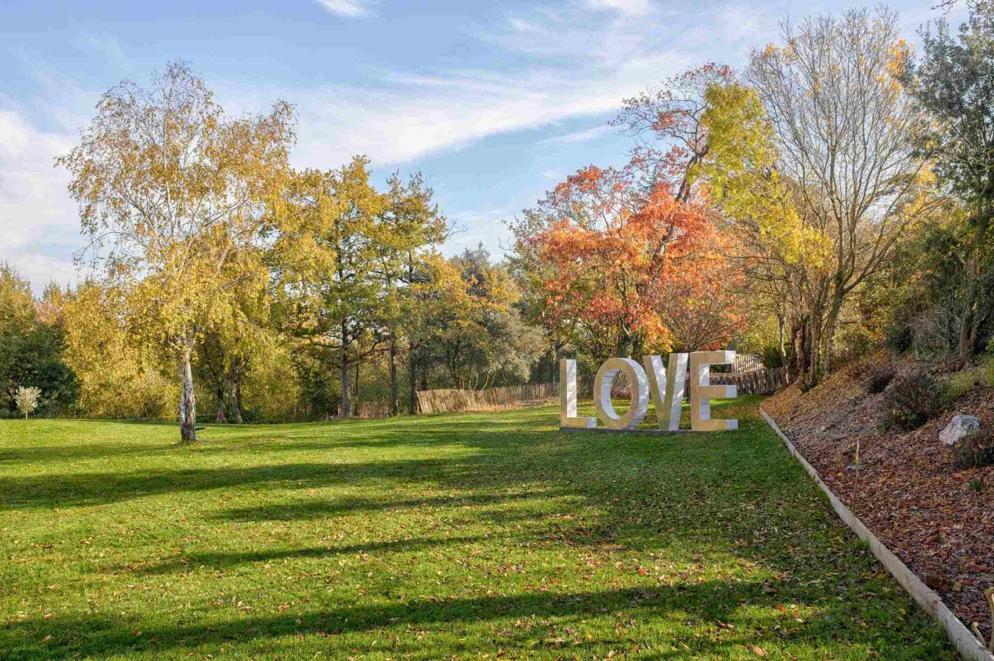 mariage automne parc reception angers