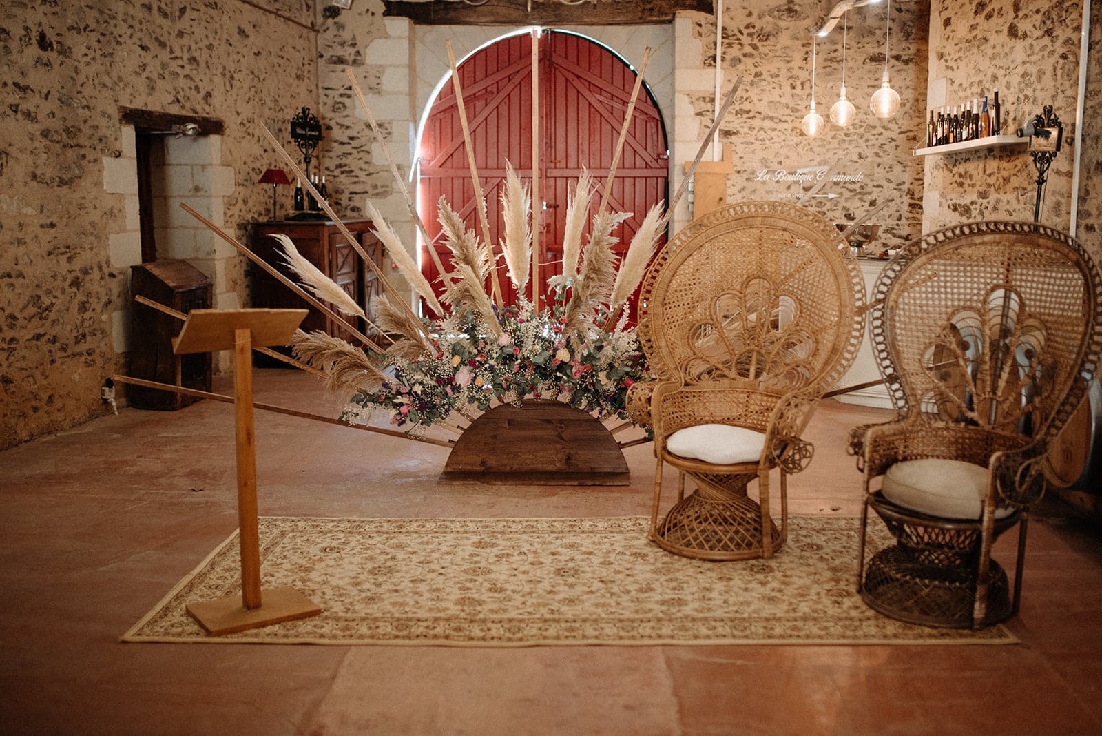 decoration champetre ceremonie laique