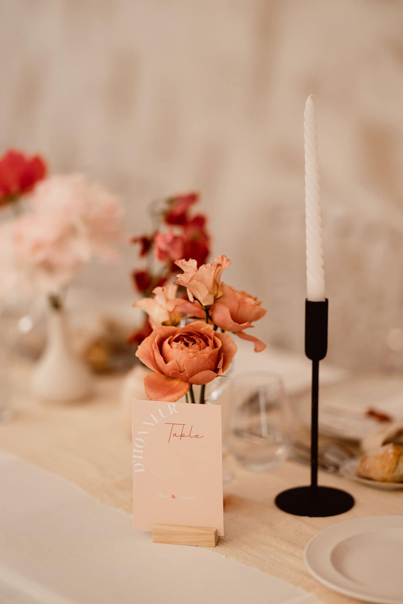 papeterie de mariage moderne elegant