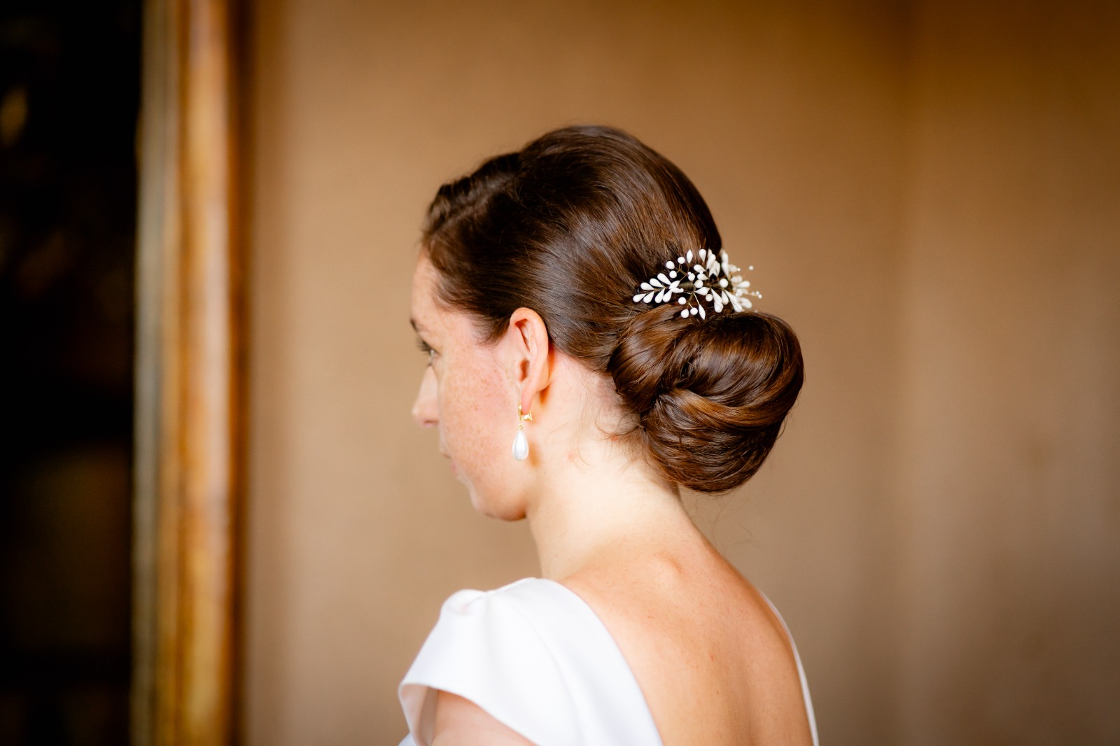 chignon mariee coiffure mariage angers
