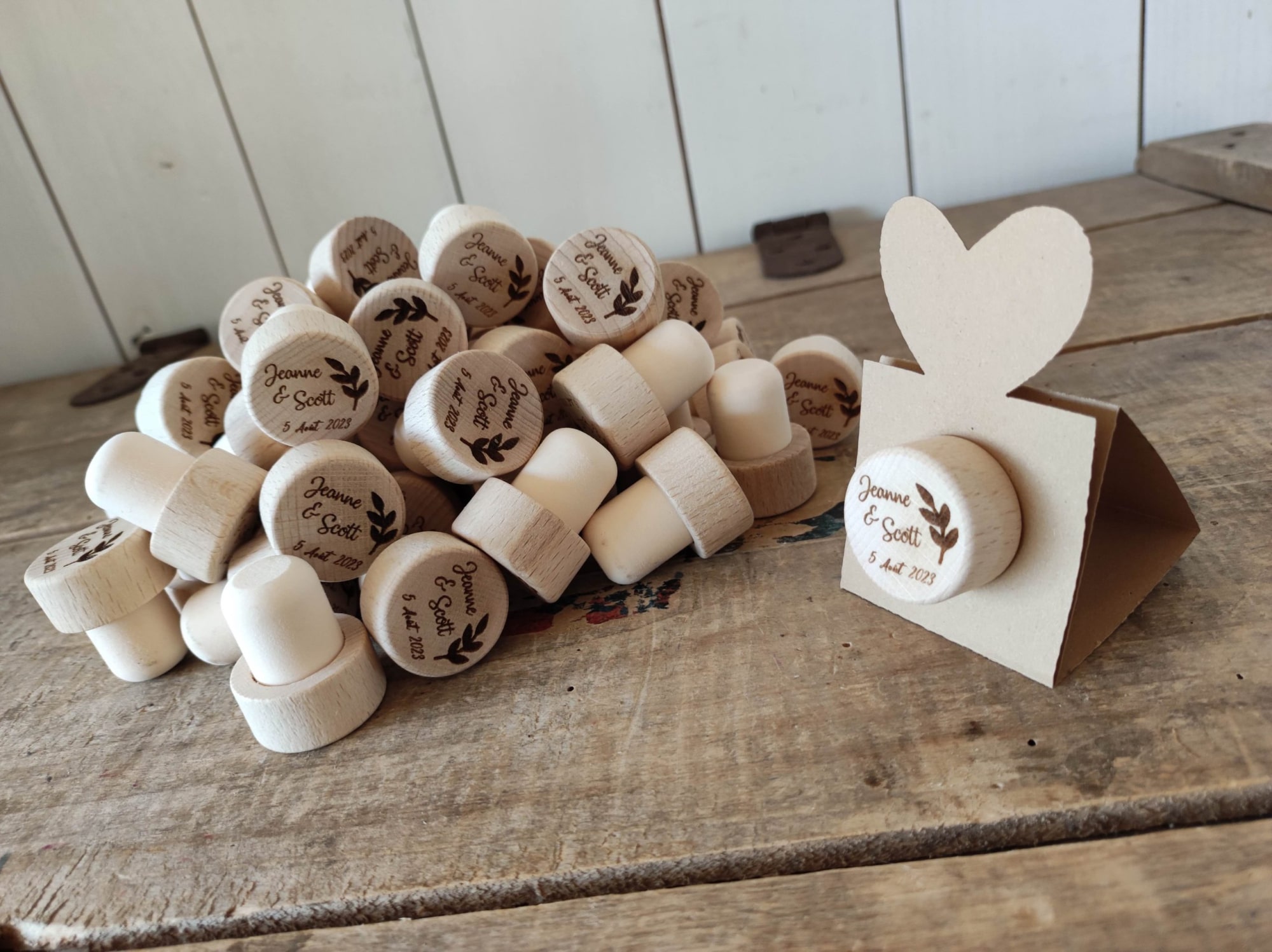 bouchon grave cadeau invite mariage angers