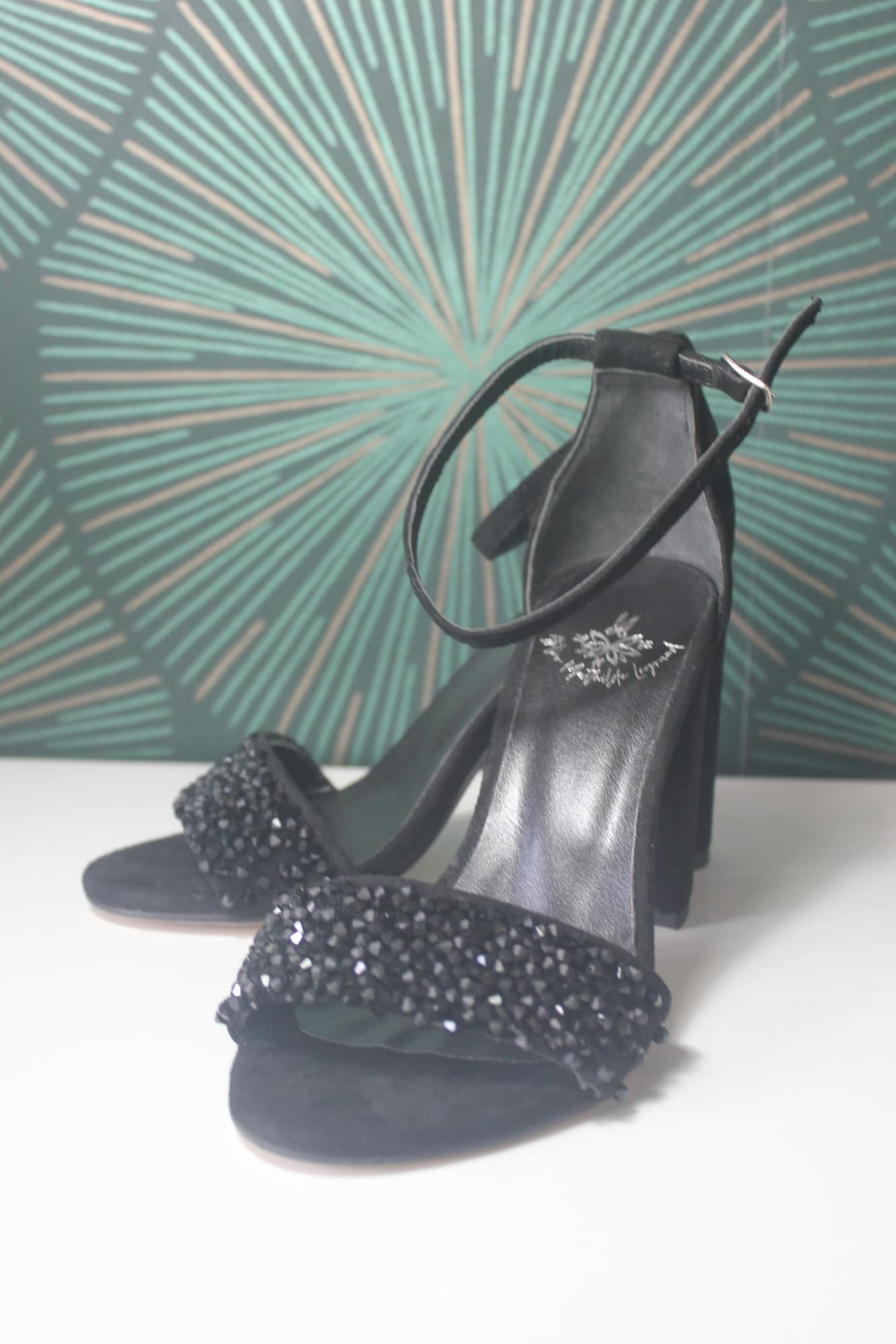 chaussures a talons de mariee personnalisees