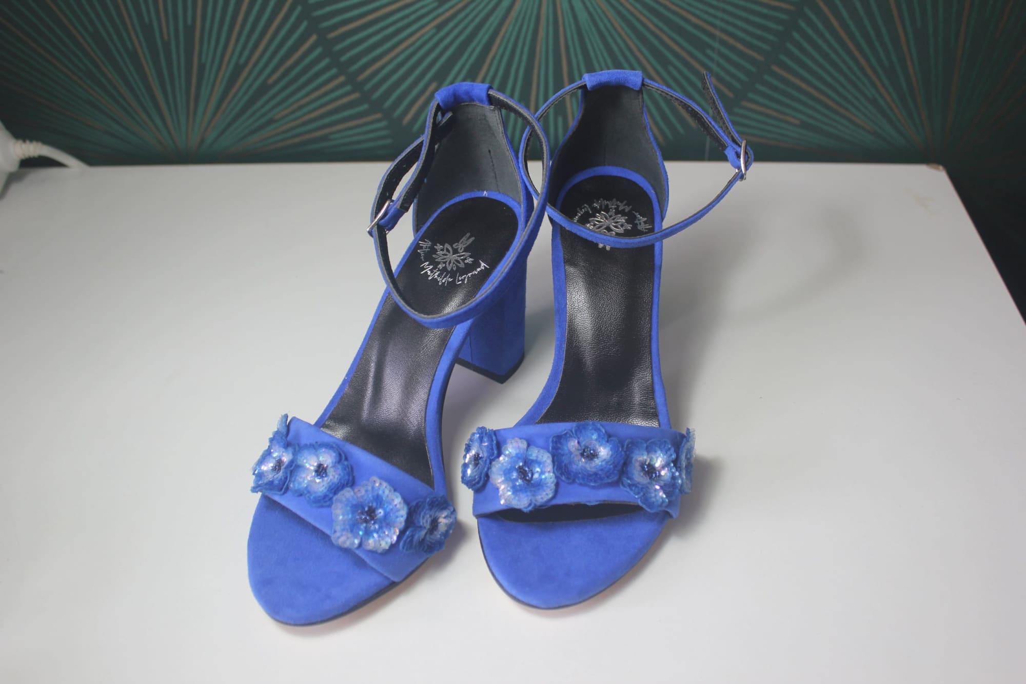 escarpins de mariage brodes paillettes cannetilles