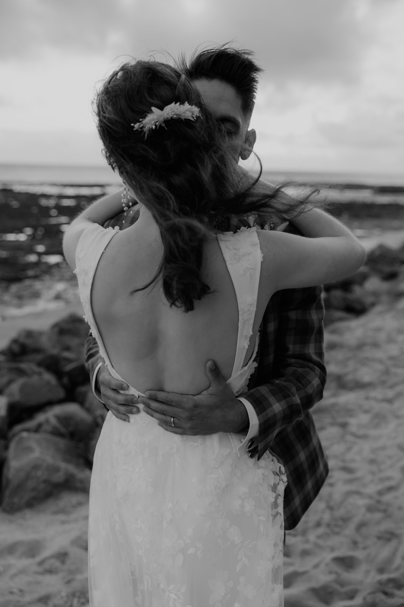 photographe nantes mariage a la mer sur la plage