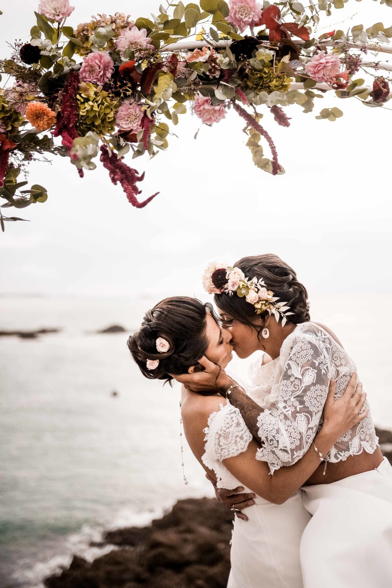 couronnes fleurs sechees mariage