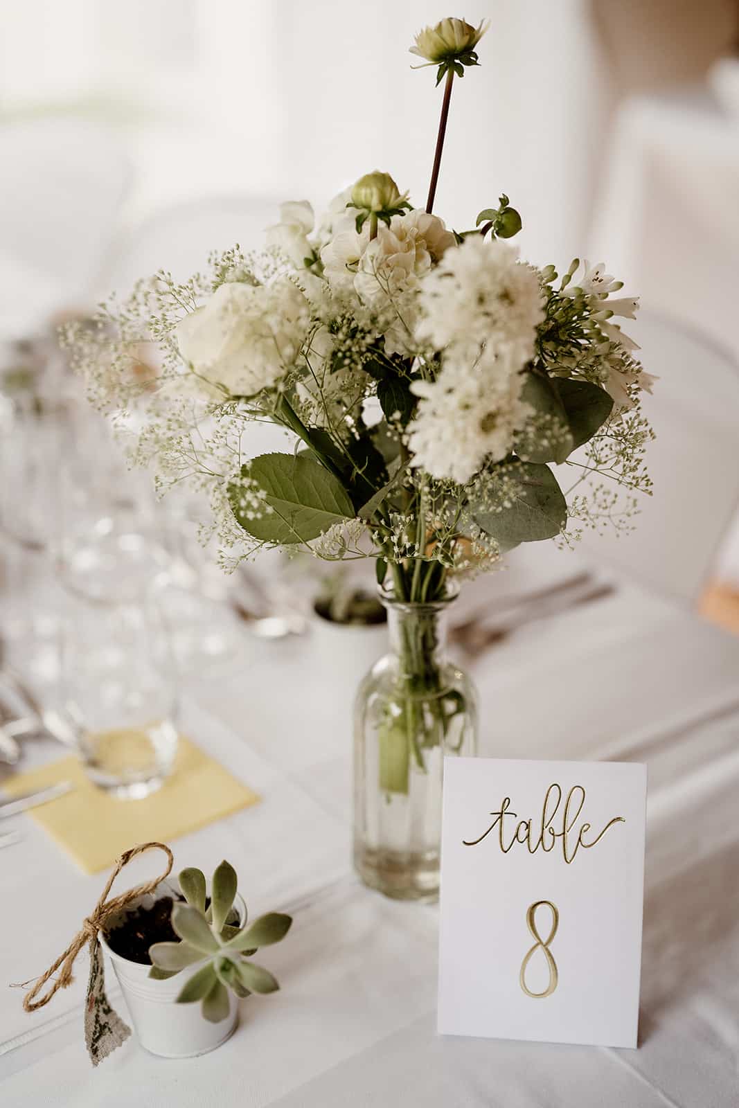 centre de table mariage reception angers