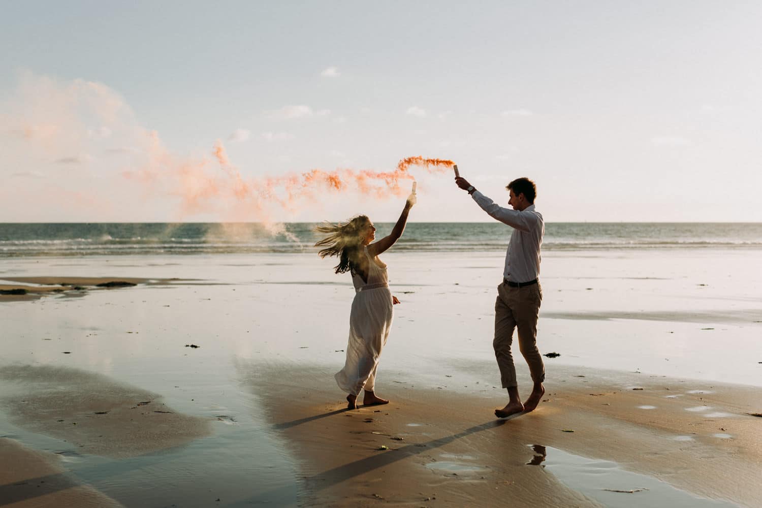 couple mariage plage videaste