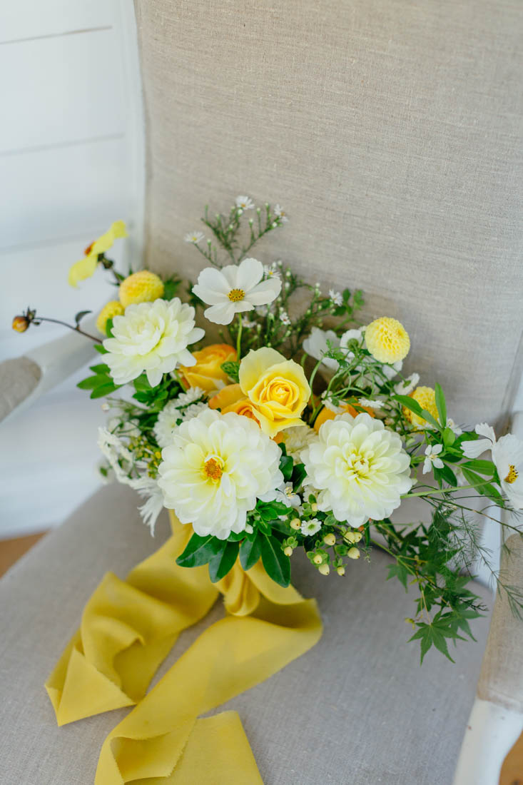 bouquet de mariee fleuriste ecoresponsable moderne elegant bretagne
