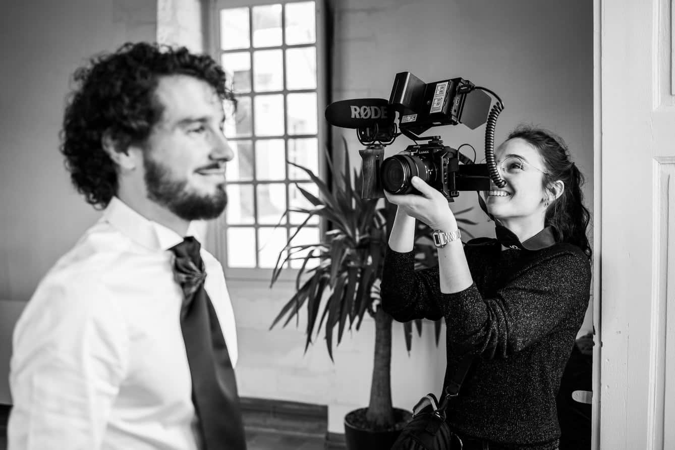 marie filme videaste angers mariage