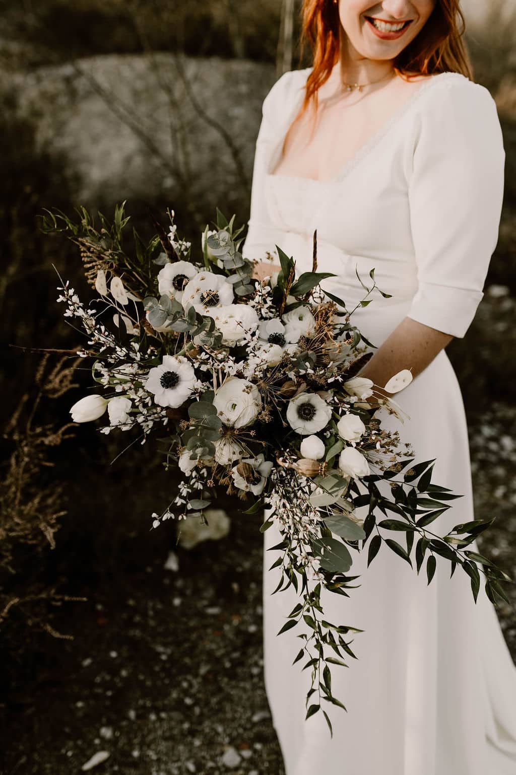 bouquet de mariage hivernal nantes