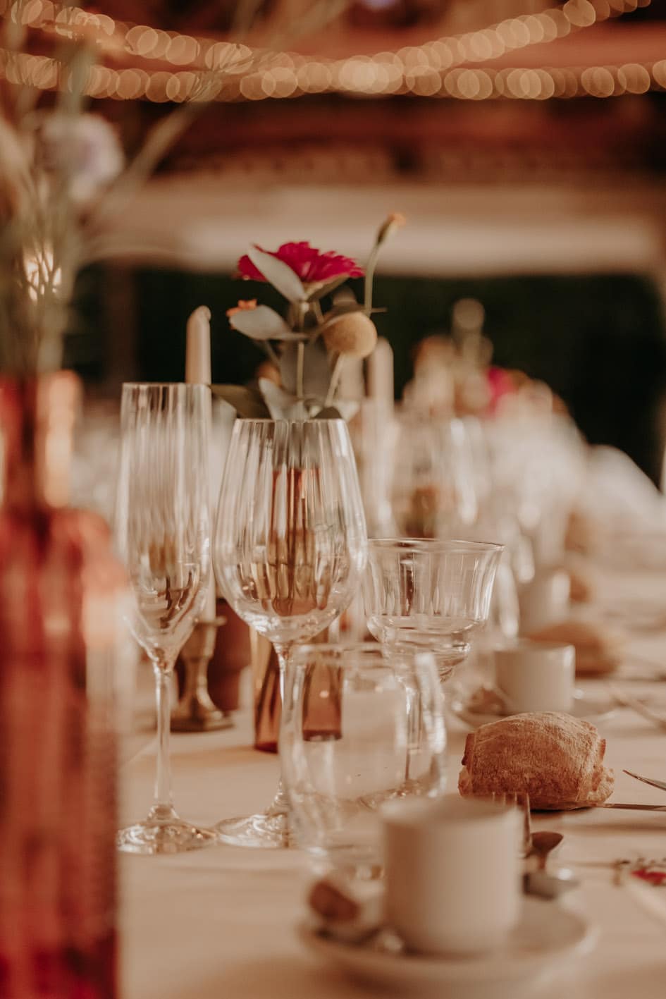 table rectangulaire en bois mariage angers