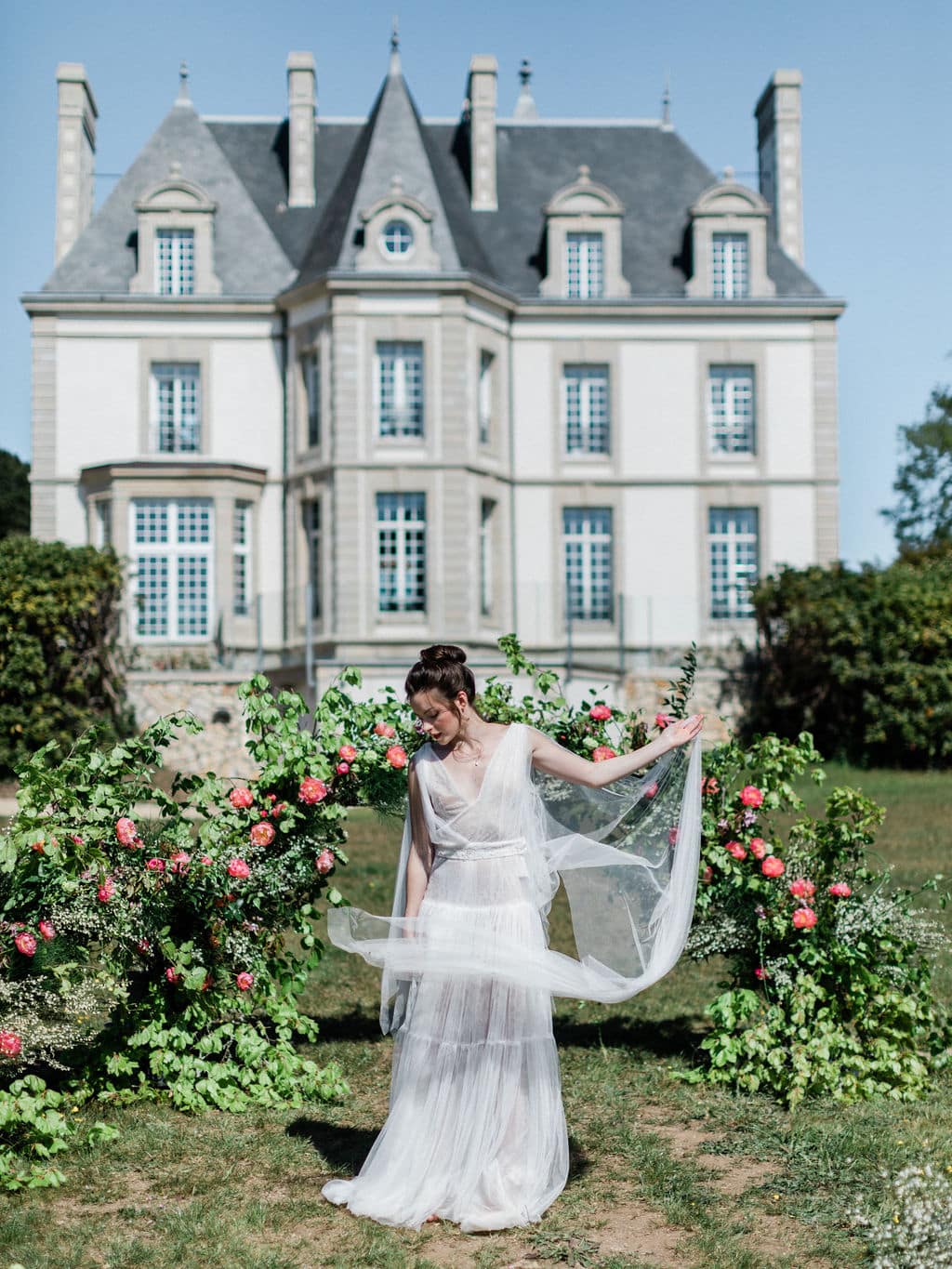 decoration florale arche mariage bretagne