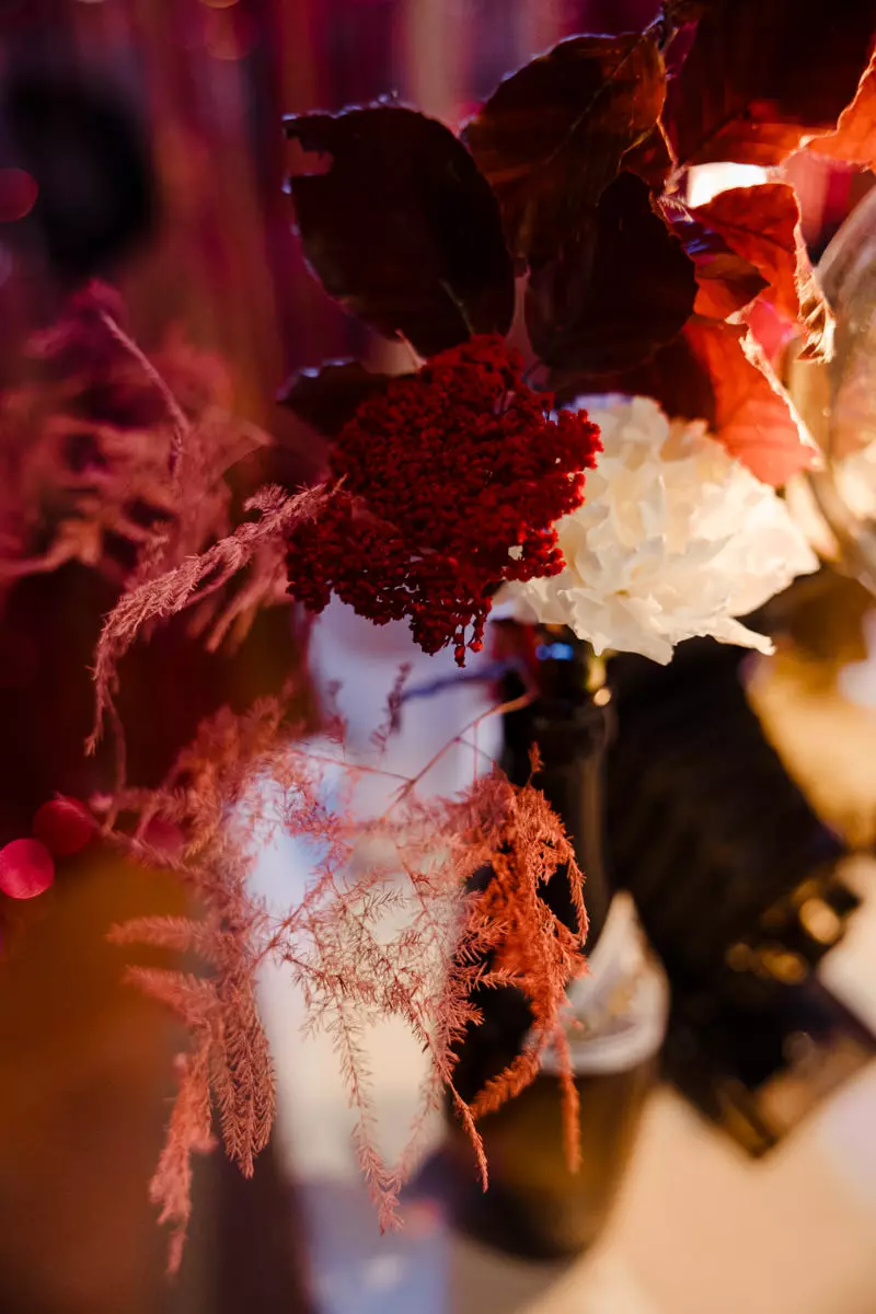 bouquet mariage rouge bordeaux pays de la loire