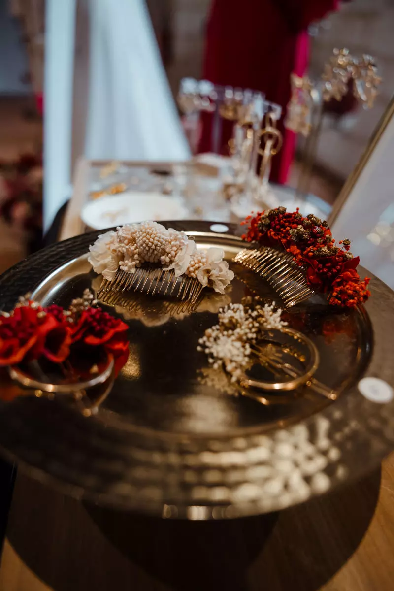 peigne fleuri boucles fleuries mariage angers