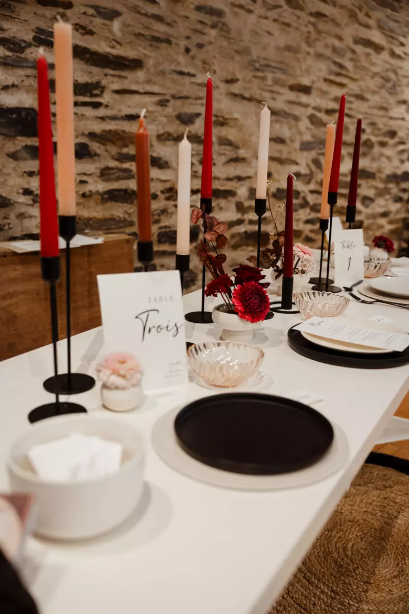 bougies decoration mariage angers