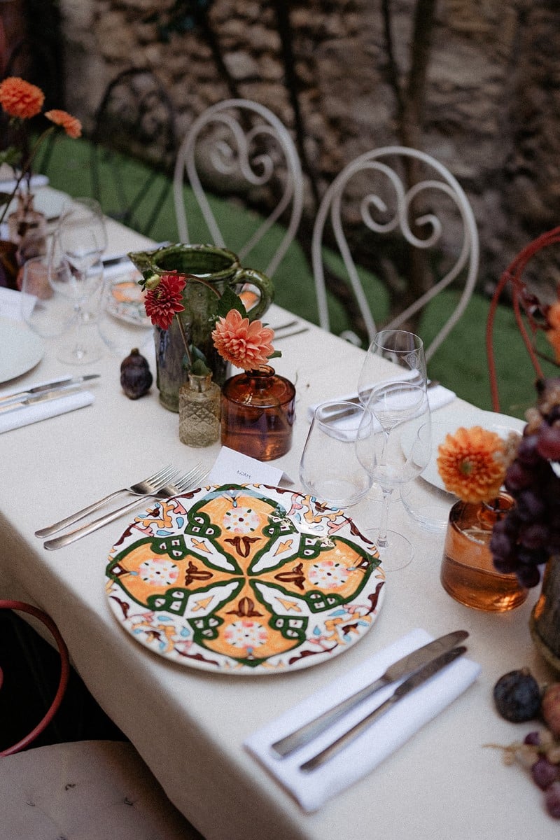 decoration originale table mariage gironde