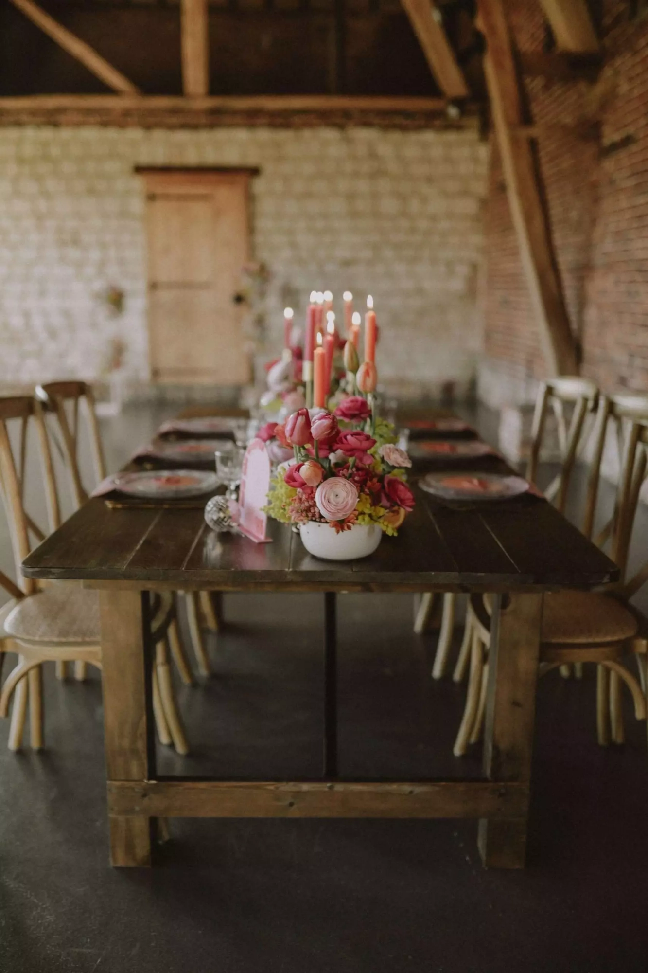 centre de table mariage hiver boho groovy