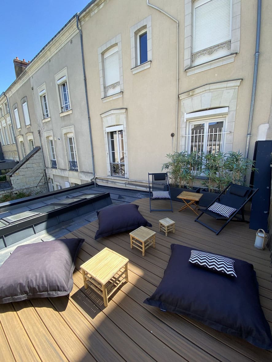privatisation terrasse brunch mariage angers