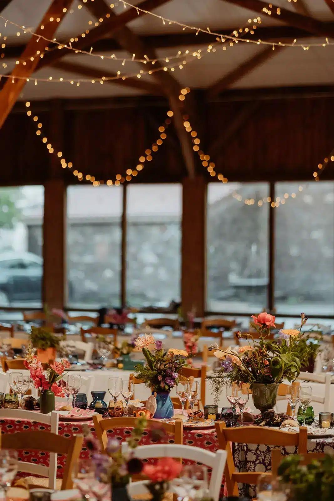 idee decoration de table de mariage colore