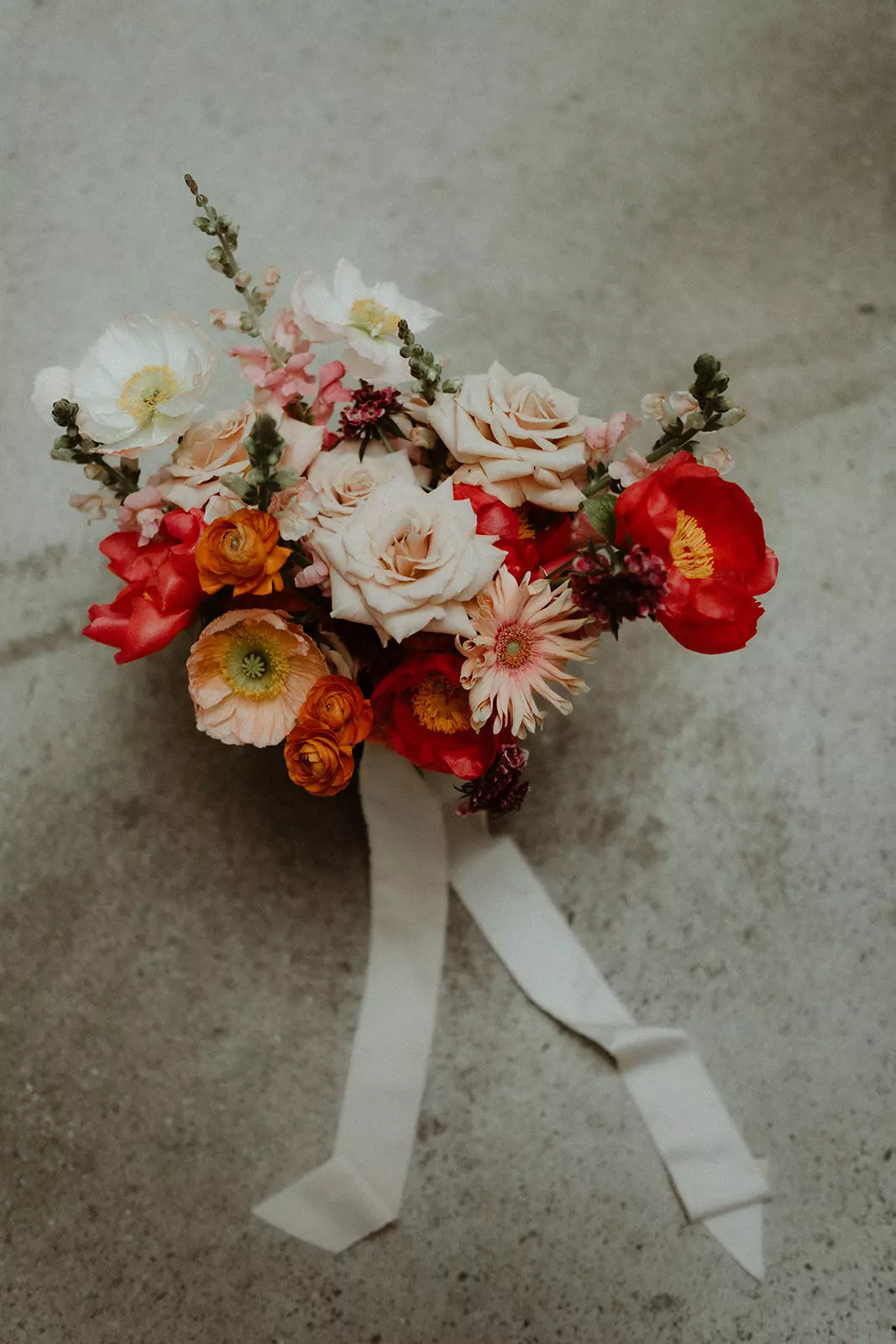 bouquet de fleurs colore fleuriste mariage