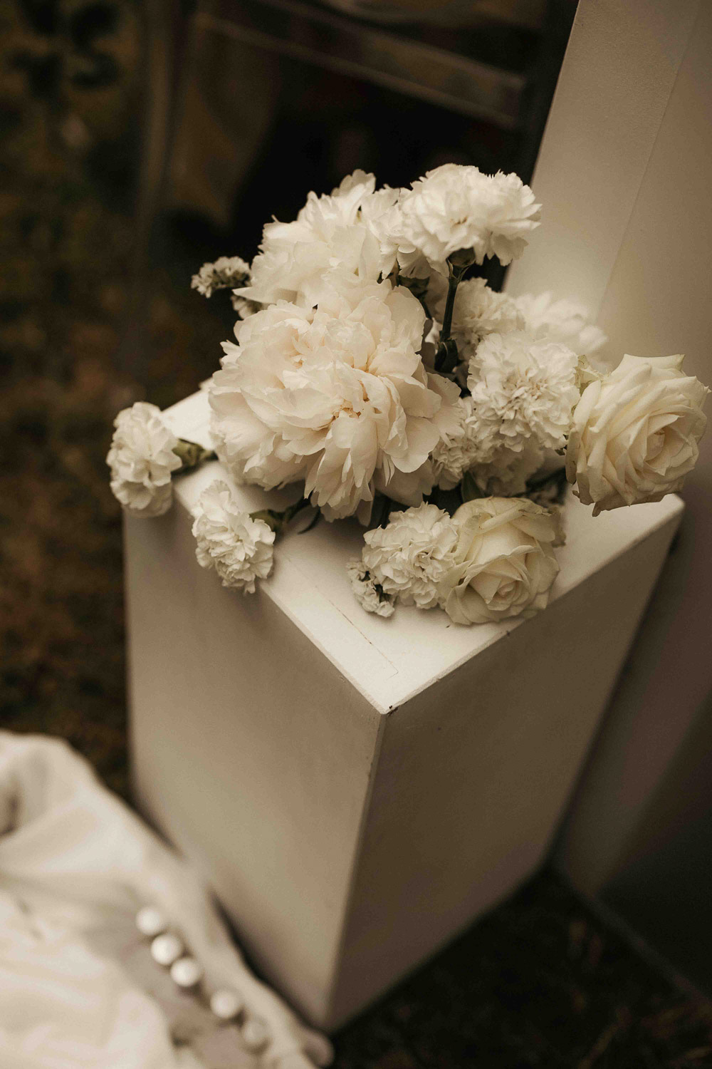 bouquet mariage blanc boheme angers
